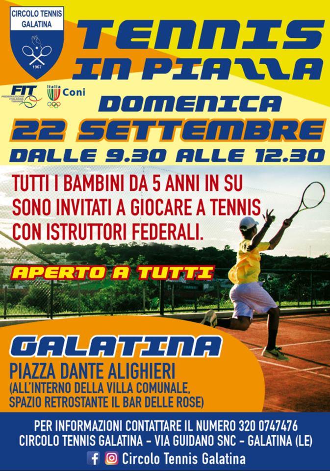 Tennis in piazza