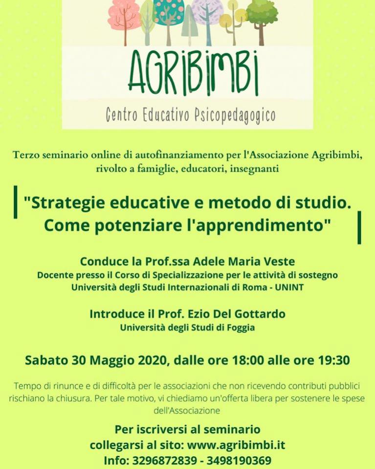 Strategie educative e metodo di studio