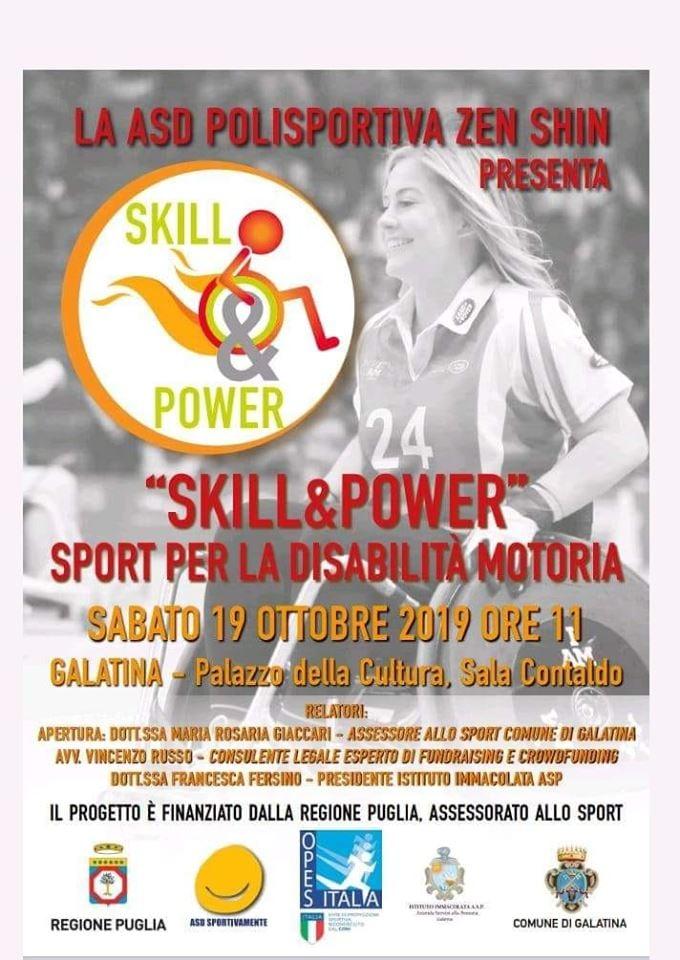 Skill & Power - sport per la disabilità motoria