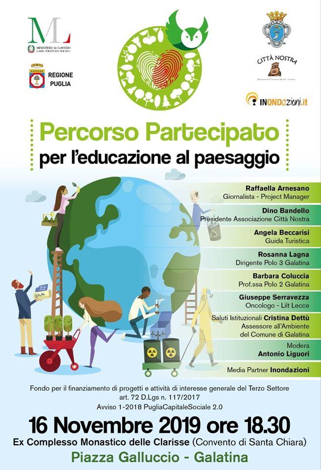 PERCORSO PARTECIPATO per l'educazione al paesaggio