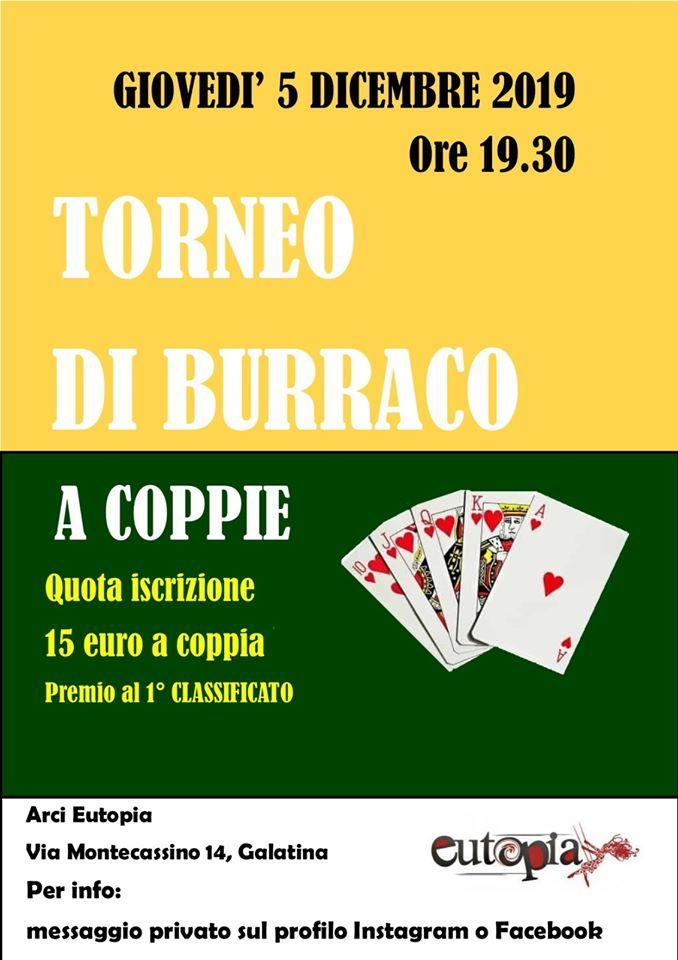 TORNEO DI BURRACO