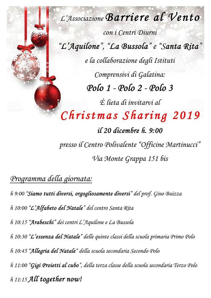 Christmas Sharing 2019