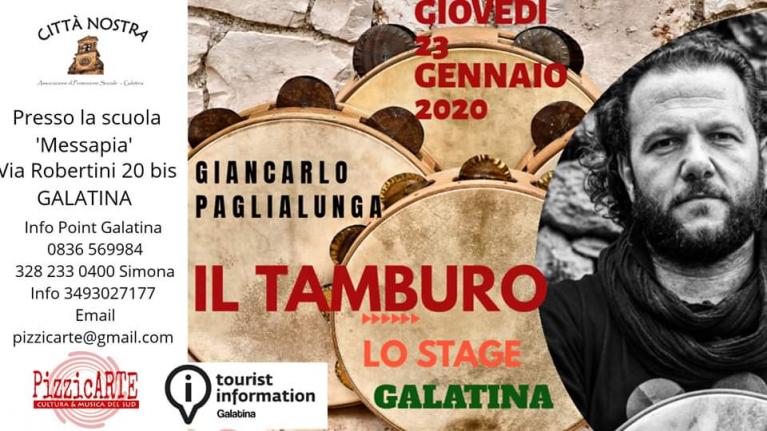 Il TAMBURO Stage di Giancarlo Paglialunga