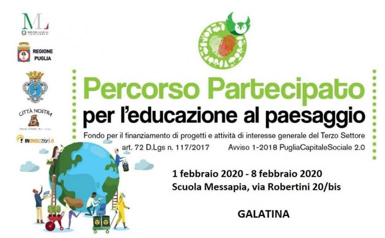 Percorso partecipato per l'educazione al paesaggio