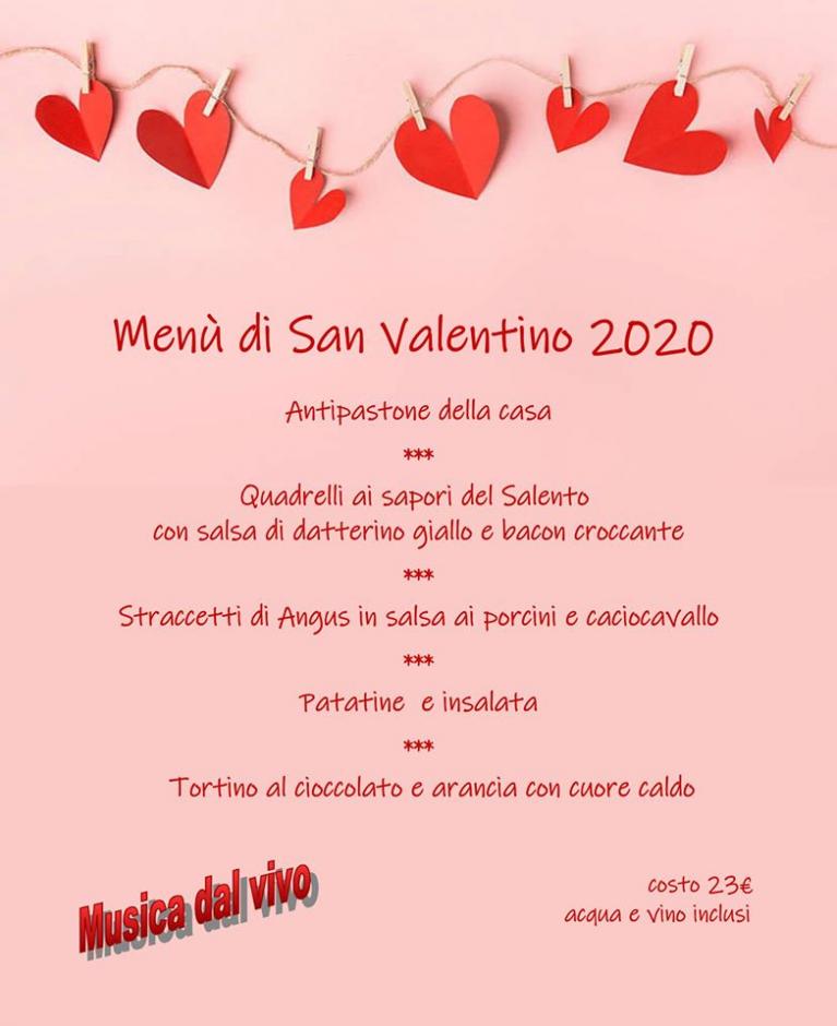 Cena di San Valentino 2020