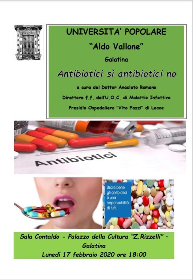 Antibiotici sì, antibiotici no