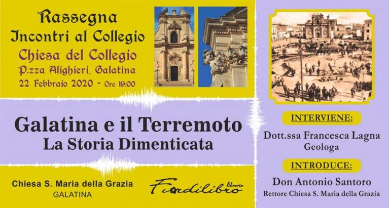 Galatina e il Terremoto