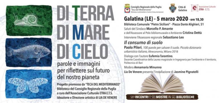 Il consumo del suolo