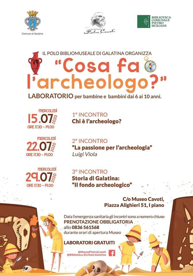 Cosa fa l'archeologo?