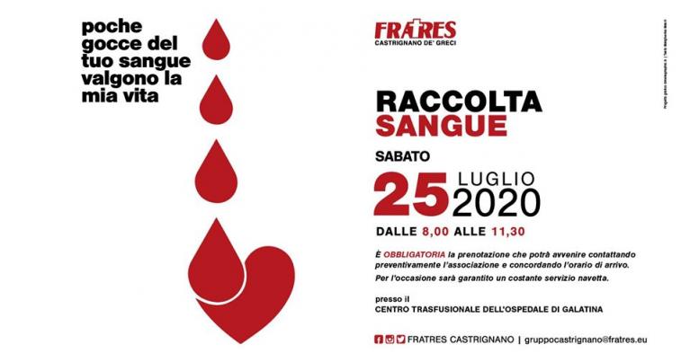 Donazione del sangue Fratres Castrignano