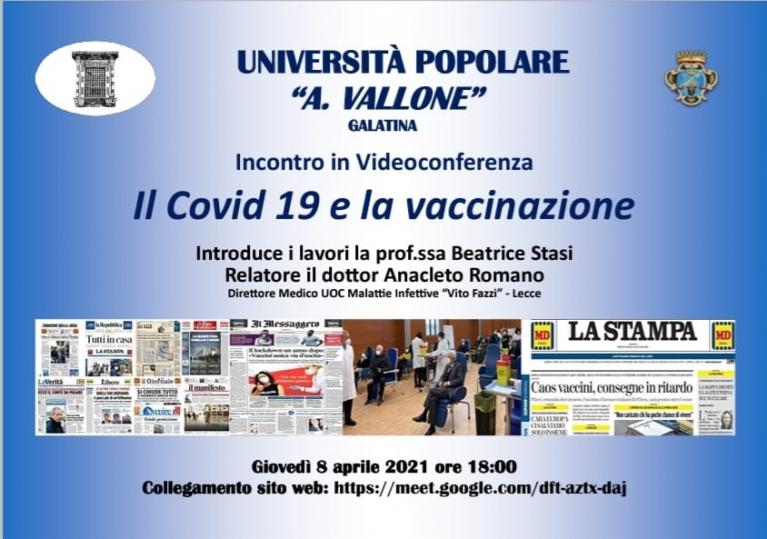 Il Covid 19 e la vaccinazione