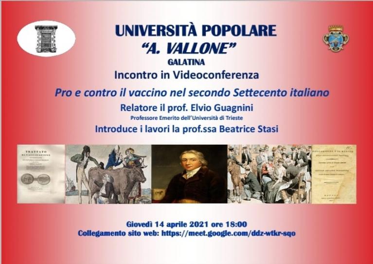 Pro e contro il vaccino nel secondo settecento italiano