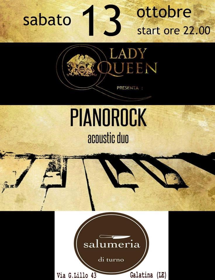 Lady Queen in PianoRock acustic duo