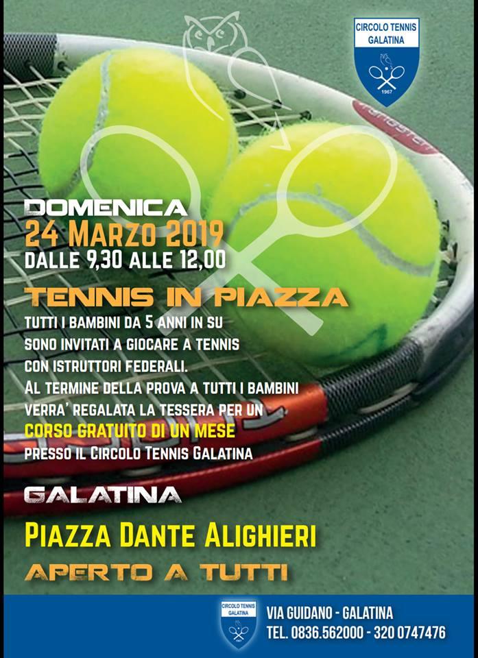 Tennis in Piazza