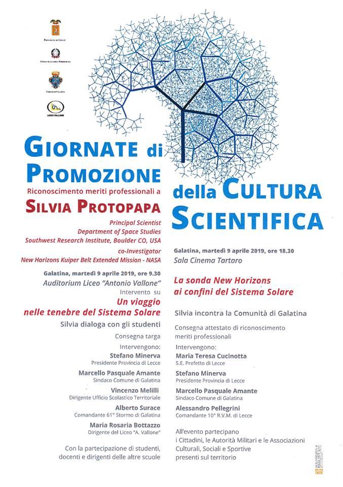 Giornate di Promozione della Cultura Scientifica