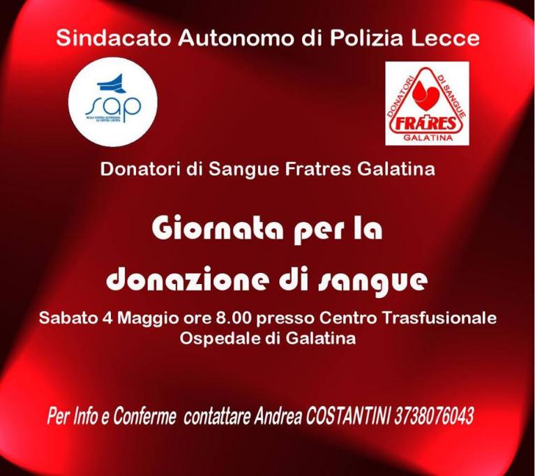 Giornata Donazione Sangue