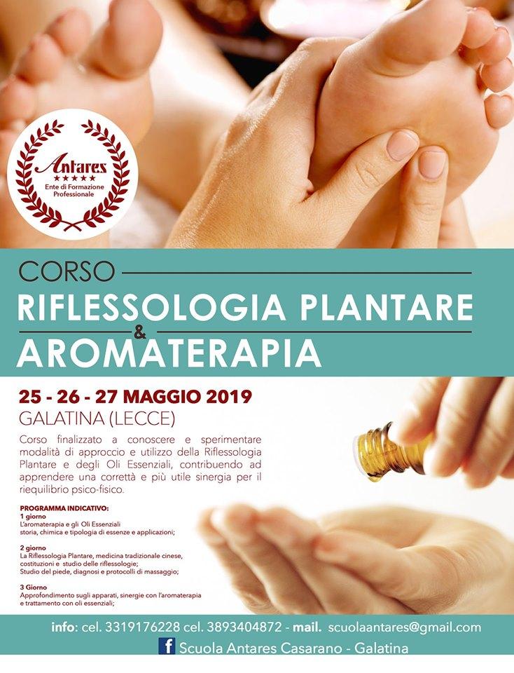 Corso Riflessologia Plantare e Aromaterapia