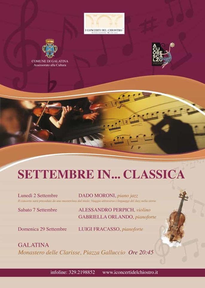 Settembre in classica