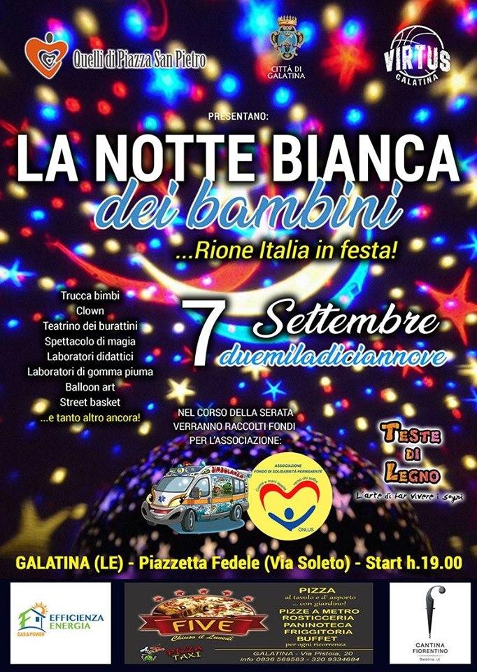 La notte bianca dei Bambini - Rione Italia